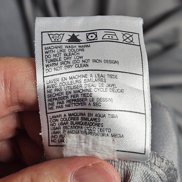 Vintage Nike Shirt Mens XL Gray Long Sleeve Jersey V-Neck Pullover Swoosh Logo - Picture 8 of 10